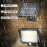 100led Solar  Light Motion Sensor Wall Light Emergency Led Light For Outdoor Street Garden Porch 100led