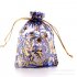 100pcs 2 8 3 5  Drawstring Organza Jewelry Favor Pouch with Gold Rose Print Bags for Gift Wedding Party Festival Golden 7 9cm