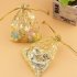100pcs 2 8 3 5  Drawstring Organza Jewelry Favor Pouch with Gold Rose Print Bags for Gift Wedding Party Festival Golden 7 9cm