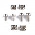 100pcs Box Cage Nuts M5 M6 and Screws M5 x 16mm M6 x 16mm M5x20mm M6 x 20mm As shown