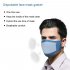 100pcs Disposable Filter for Mask Breathable Universal Skin Friendly Protective Filter 100 Pcs opp