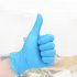 100pcs Disposable  Gloves Blue High elastic Powder free Protective Gloves High elastic synthetic blue pvc l  box 