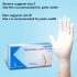 100pcs Disposable Latex Gloves White Non Slip Acid and Alkali Laboratory Rubber Latex Gloves Household Cleaning Products milk white S