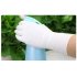 100pcs Disposable Latex Gloves White Non Slip Acid and Alkali Laboratory Rubber Latex Gloves Household Cleaning Products milk white L