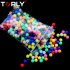 100pcs Multiple Color Mixed Fishing Rigging Plastic Beads Stops for Lure Spinners Sabiki DIY 6mm 8mm 6mm
