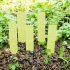100pcs Plant  Tag Garden Label Plastic Hanging Waterproof Tagging Nursery Pot Marker yellow