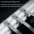 100pcs bag 304 Stainless Steel Ties 4 6 300 Self locking Cable Tie Zip  Tie Silver