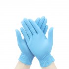 100pcs box 9 Inch Black Inspection Experiment Durable Clean Electronic Disposable Nitrile Rubber Gloves light blue 1 pair