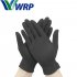 100pcs box 9 Inch Black Inspection Experiment Durable Clean Electronic Disposable Nitrile Rubber Gloves black 1 pair