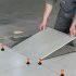 100pcs set Ceramic  Tile  Leveling  System Kit Reusable Flat Bottom Ceramic T lock Locator Gasket Tool 100pcs household orange ceramic tile leveling locator   a