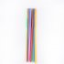 100pcs set Flexible Bendy Disposable Plastic Drinking  Straws For Bar Party Color mix Pack of 100