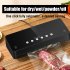 100w Full Automatic Vacuum Sealer Machine Food Sealer Bag Resealer Machine for Food Storage Preservation Black US Plug