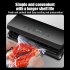 100w Full Automatic Vacuum Sealer Machine Food Sealer Bag Resealer Machine for Food Storage Preservation Black US Plug