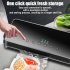 100w Full Automatic Vacuum Sealer Machine Food Sealer Bag Resealer Machine for Food Storage Preservation Black US Plug