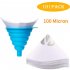 101pcs Strainer Cone Silicone Funnel Filter Tip Disposable Cone Shaped Fine Nylon Mesh Funnel