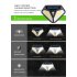 102 LED Solar Wall Lamp Human Body Induction Lamp On Both Sides Outdoor Courtyard Garden Villa Lamp 102LED