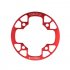 104bcd MTB Bicycle Chain Wheel Protection Cover Bicycle Protection Plate Guard Bike Crankset Full Protection Plate 32 34T blue