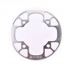104bcd MTB Bicycle Chain Wheel Protection Cover Bicycle Protection Plate Guard Bike Crankset Full Protection Plate 36-38T silver