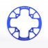 104bcd MTB Bicycle Chain Wheel Protection Cover Bicycle Protection Plate Guard Bike Crankset Full Protection Plate 40 42T blue
