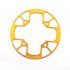 104bcd MTB Bicycle Chain Wheel Protection Cover Bicycle Protection Plate Guard Bike Crankset Full Protection Plate 40 42T gold