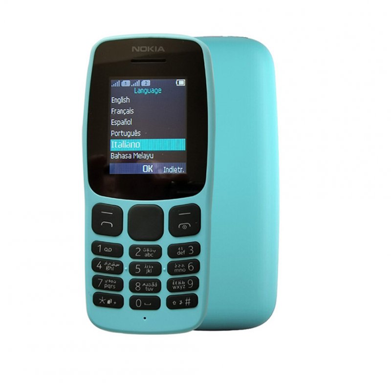 1062G Mobile Phone Dual Sim 1-8 Inches Large Hd Screen Phone blue