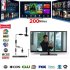 1080P 200 Mile Range Antenna TV Digital HD Skywire 4K Antena Digital Indoor HDTV  Dual amplifier