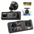 1080P 3 Lens Car Dash Cam Camera Recorder 2 0 Inch IPS Screen 170   Wide Angle Loop Recording C309a