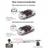1080P 3 Lens Dash Cam Car Dvr 3 0 Inch HD Ips Screen Wide Angle Rearview Video Recorder Camera G Sensor Black