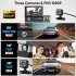 1080P 3 Lens Dash Cam Car Dvr 3 0 Inch HD Ips Screen Wide Angle Rearview Video Recorder Camera G Sensor Black