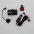 1080P Car Dash Cam 3 inch Lcd Night Vision Driving Recorder 360 Degrees 3 recording 24h Parking Monitoring Black