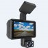 1080P Car Dash Cam 3 inch Lcd Night Vision Driving Recorder 360 Degrees 3 recording 24h Parking Monitoring Black
