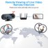 1080P Digital Projection Clock Wifi Camera Night Vision Motion Detection Security Camcorder
