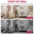1080P Digital Projection Clock Wifi Camera Night Vision Motion Detection Security Camcorder