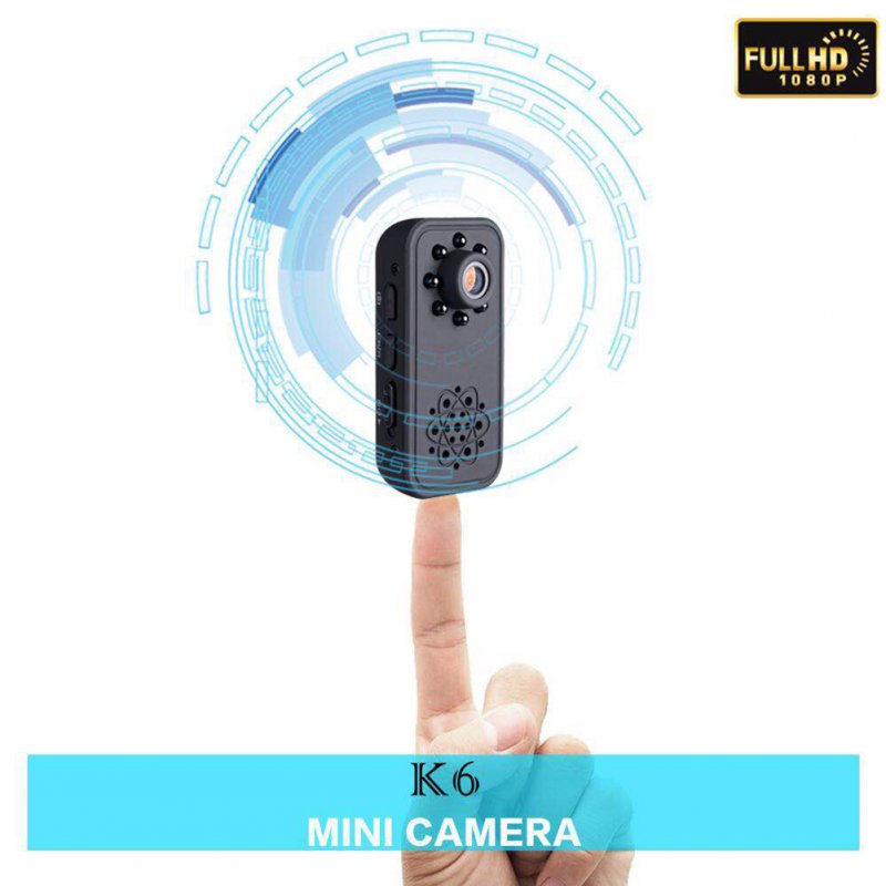 Black 1080P HD Mini Camera