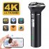 1080P HD Mini Camera Wifi P2p 64gb Video Recorder Dvr Electric Shaver Design Home Wireless IP Camcorder Black 64G