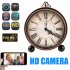 1080P HD Mini Camera Wifi Clock Camcorder Motion Detection Home Surveillance Retro Roman Numeral Clock Cam Bronze