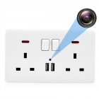 1080P HD Mini Camera Wifi Wall Socket Camcorder Wall Outlet Security Nanny Cam