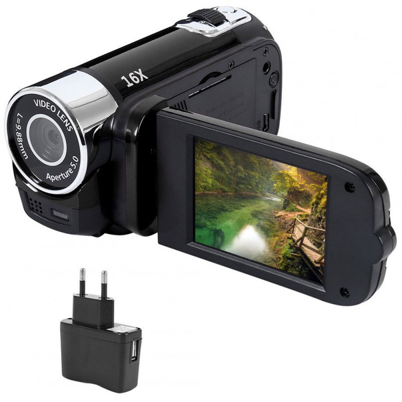 1080P HD Night Vision Anti-shake Wifi DVR Professional Video Record Digital Camera Camcorder  black_EU plug