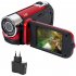 1080P HD Night Vision Anti shake Wifi DVR Professional Video Record Digital Camera Camcorder  red US plug