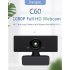 1080P HD USB Mini Computer Web Camera For Live Broadcast Video Conference black 1080P