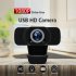 1080P HD Web Camera With Microphone USB Webcams Computer Camera For Video Calling black