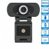 1080P HD Webcam Microphone USB Plug Play Video Call Web Camera for PC Laptop Computer black