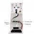 1080P HD Wifi Camera Aromatherapy Bottle Design Night Vision Motion Detection Home Security Surveillance Camcorder White