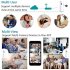 1080P HD Wifi Camera Aromatherapy Bottle Design Night Vision Motion Detection Home Security Surveillance Camcorder White
