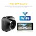 1080P HD Wifi Car Dash Cam DVR Camera 2 Inch Ips Screen Driving Recorder G sensor Night Vision Camcorder Black