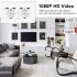 1080P HD Wifi Mini Camera Usb Socket Adapter Motion Detection Home Security Camcorder EU Plug Q25 White