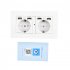 1080P HD Wifi Mini Camera Usb Socket Adapter Motion Detection Home Security Camcorder EU Plug Q25 White