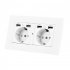 1080P HD Wifi Mini Camera Usb Socket Adapter Motion Detection Home Security Camcorder EU Plug Q25 White