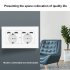 1080P HD Wifi Mini Camera Usb Socket Adapter Motion Detection Home Security Camcorder EU Plug Q25 White