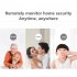 1080P HD Wifi Video Camera Socket Motion Detection Camcorder Wall Plug Dock Cam Audio Recorder White